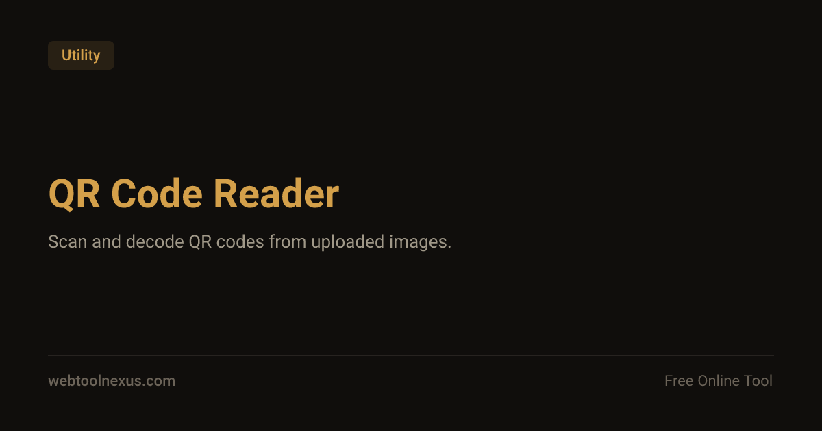 QR Code Reader